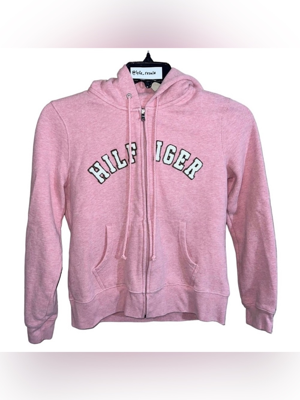 Tommy Hilfiger Sweatshirt Hoodie Women’s Size M Pink Long Sleeve